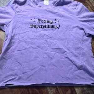 PINK Victoria's Secret Lavender Tee